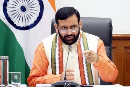 CM Nayab Singh Saini holding a Press Conference