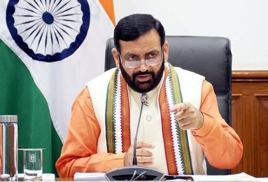 CM Nayab Singh Saini holding a Press Conference