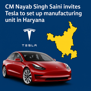 Haryana Government invites tesla to Haryana